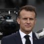 Emmanuel Macron avec une caméra Blackmagic pour APple Vision Pro. // Source : Immersive Flashback