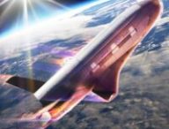 Vue d'artiste du X-37B manœuvrant dans l'espace. // Source : Boeing Space