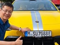 Une Xiaomi SU7 Ultra a été officiellement immatriculée en Allemagne // Source : Lu Weibing via Weibo