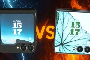 Z Flip 6 vs Z Flip 7 // Source : Numerama