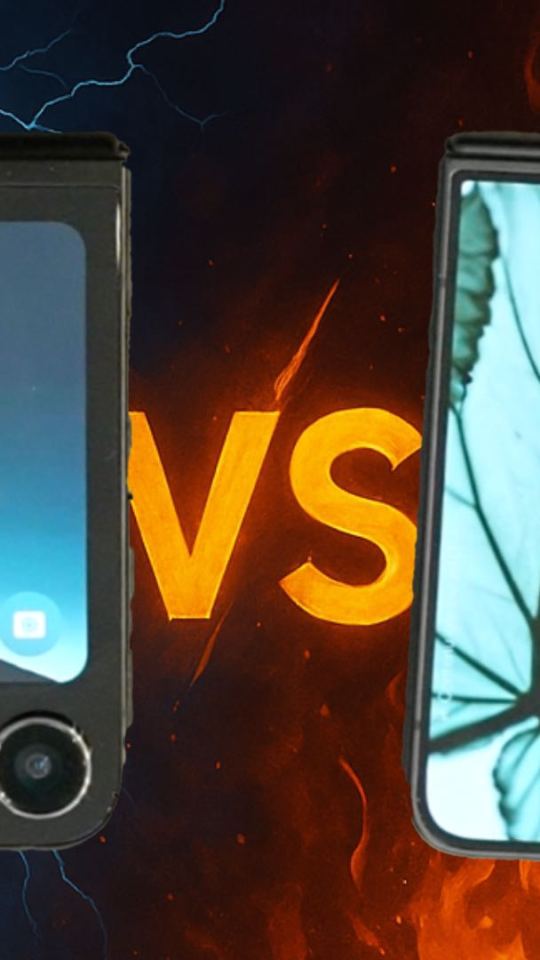 Z Flip 6 vs Z Flip 7 // Source : Numerama