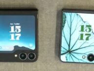 L'écran des Z Flip 6 et Z Flip FE à gauche, celui du Z Flip 7 à droite. // Source : Numerama 