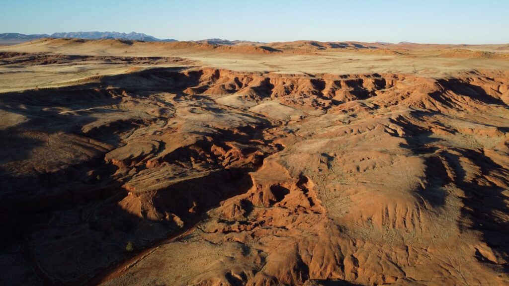 Le désert de Namibie // Source : Capture écran Numerama Le désert de Namibie // Source : Capture écran Numerama