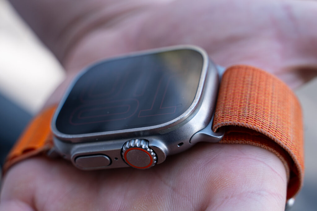 L'Apple Watch Ultra est-elle suffisamment solide pour les sports outdoors ? // Source : Robin Wycke pour Numerama L'Apple Watch Ultra est-elle suffisamment solide pour les sports outdoors ? // Source : Robin Wycke pour Numerama