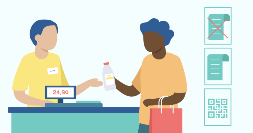 La CNIL rappelle également que les clients peuvent toujours demander l’impression papier si ils ne souhaitent pas l'envoi d'une facture dématerialisée // Source : CNIL La CNIL rappelle également que les clients peuvent toujours demander l’impression papier si ils ne souhaitent pas l'envoi d'une facture dématerialisée // Source : CNIL