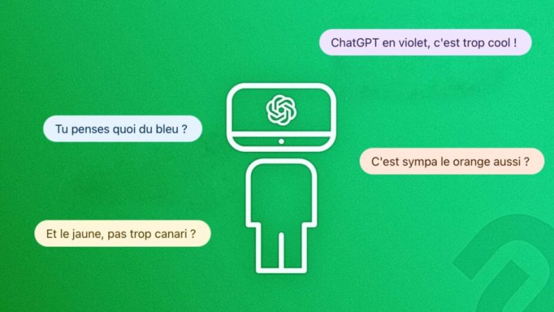 Comment changer la couleur des bulles dans ChatGPT