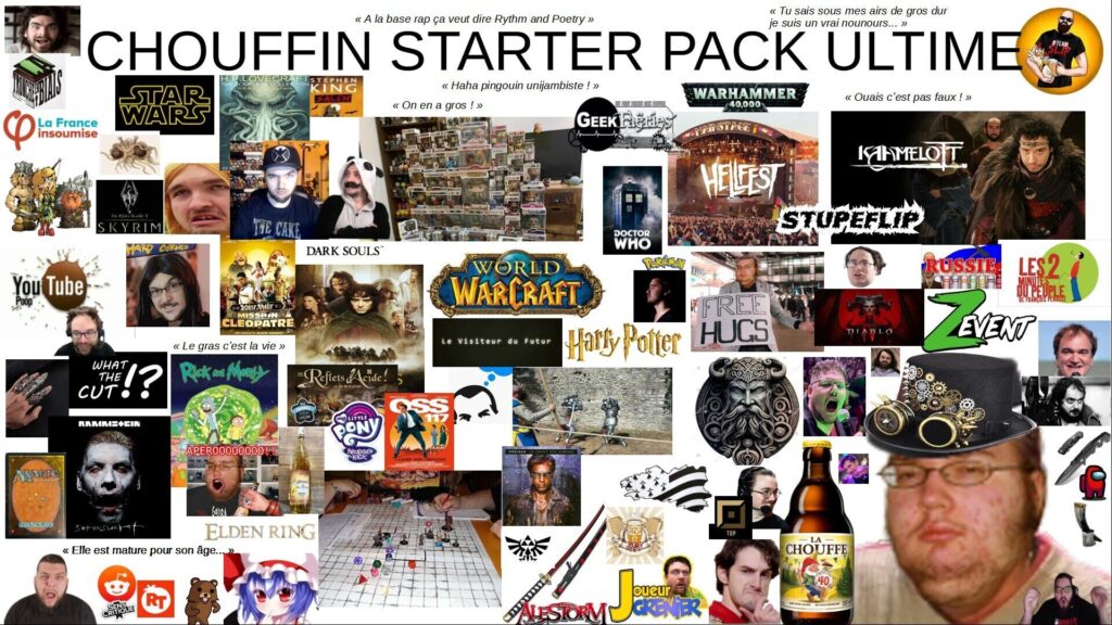 Le « starter pack » du chouffin // Source : yattaquenelle15 via le forum de JV Le « starter pack » du chouffin // Source : yattaquenelle15 via le forum de JV