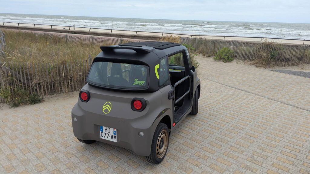 Essai Ami Buggy // Source : Raphaelle Baut pour Numerama Essai Ami Buggy // Source : Raphaelle Baut pour Numerama