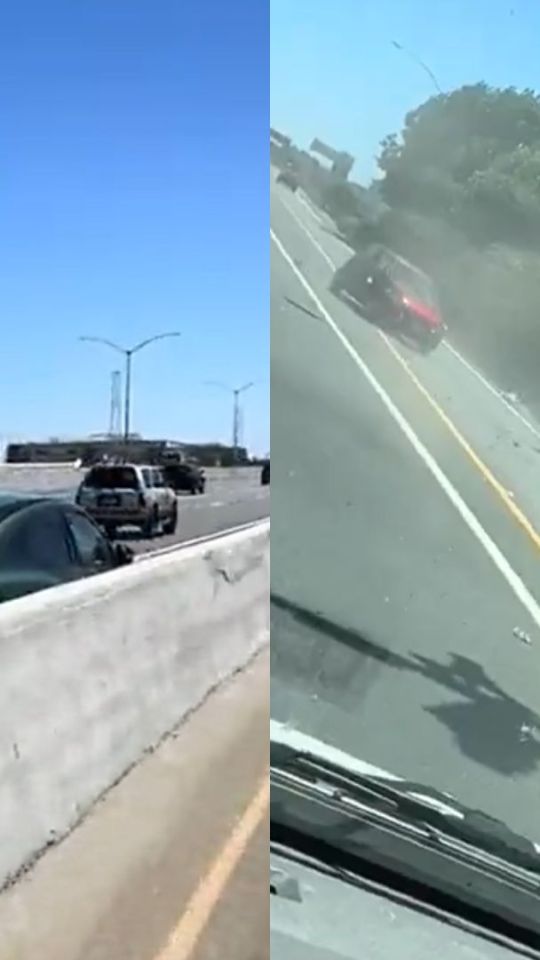 Ce crash d'une Mustang Mach-E fait le buzz // Source : marty.byrde3 - Tiktok 
