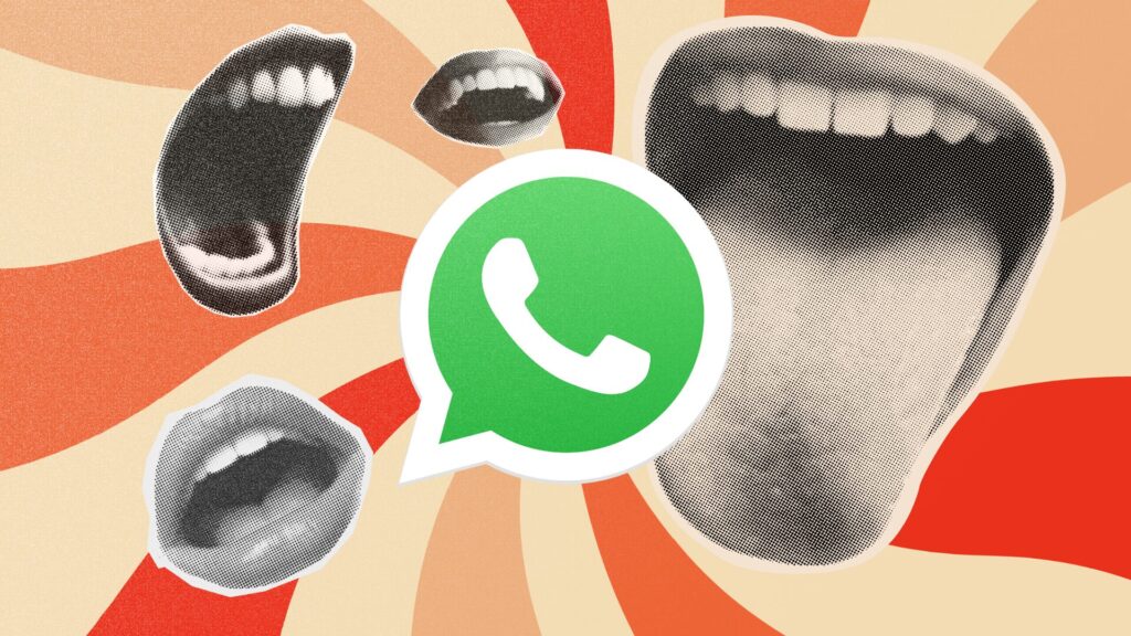 Message de prévention contre les Arnaques Whatsapp // Source : Montage Numerama