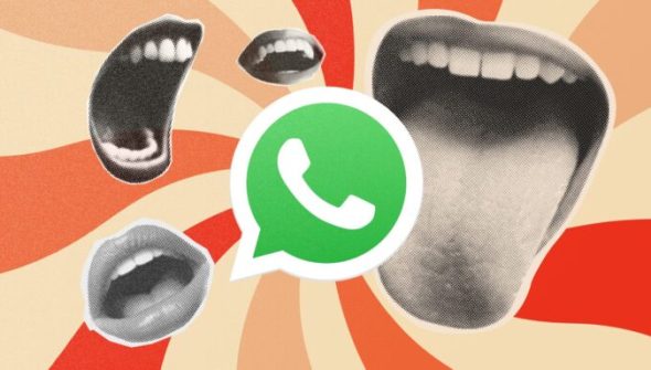 Message de prévention contre les Arnaques Whatsapp // Source : Montage Numerama