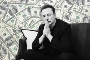 Elon Musk // Source : Photo : Simon Walker / No 10 Downing Street - montage Numerama