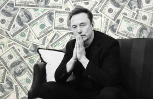 Elon Musk // Source : Photo : Simon Walker / No 10 Downing Street - montage Numerama