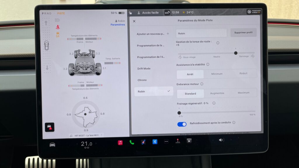 Essai de la Tesla Model 3 Performance // Source : Robin San Vicente pour Numerama Essai de la Tesla Model 3 Performance // Source : Robin San Vicente pour Numerama