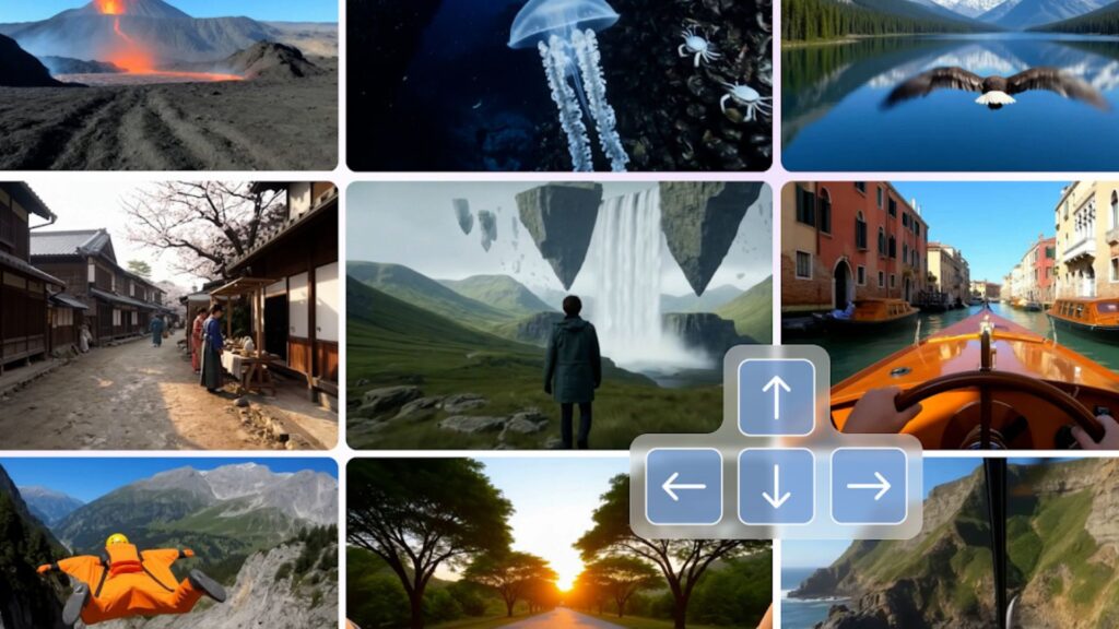 Exemples d'environnements de Genie 3. // Source : Google DeepMind