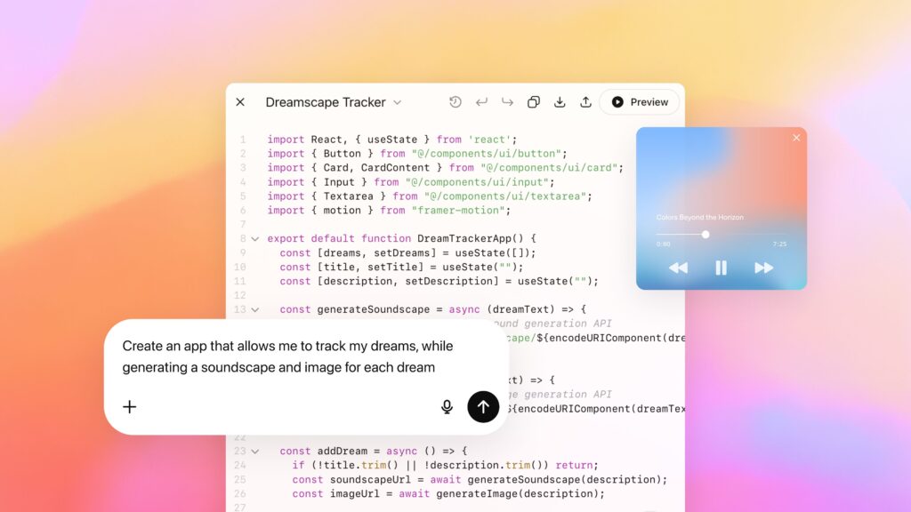 OpenAI promet que GPT-5 sera capable de générer des applications automatiquement.
