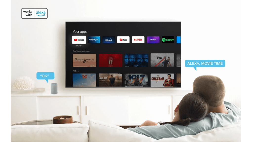 LE TCL 805 fonctionne avec Google Assistant et Amazon Alexa LE TCL 805 fonctionne avec Google Assistant et Amazon Alexa