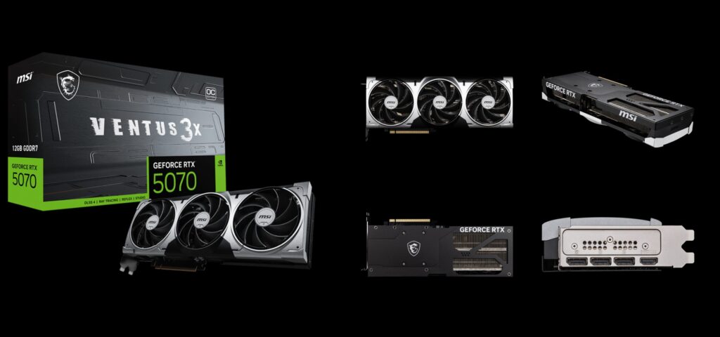 GeForce RTX 5070 12G VENTUS 3X OC