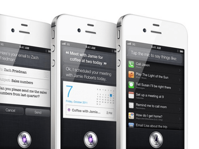 Siri sur iPhone 4S, en 2011.