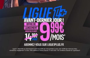Ligue 1+ en promo. // Source : Capture Numerama