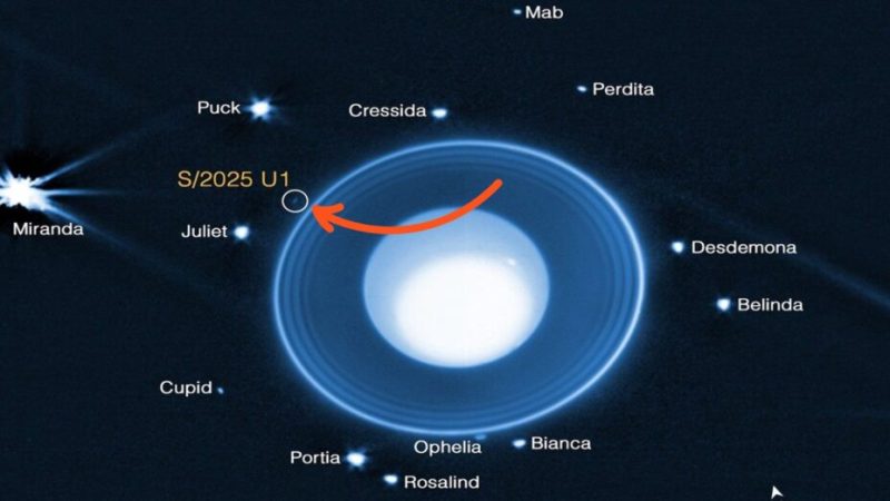 Une lune « invisible » vient d’être découverte autour d’Uranus