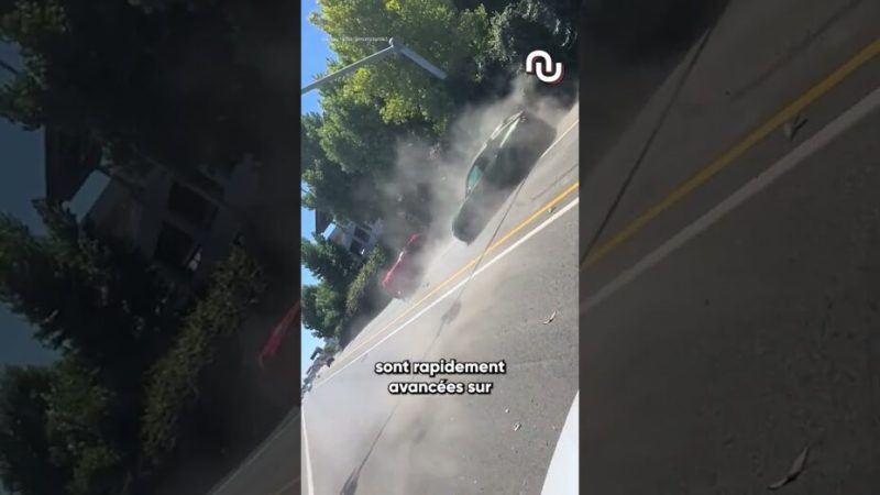 La conduite autonome a provoqué ce CRASH ?