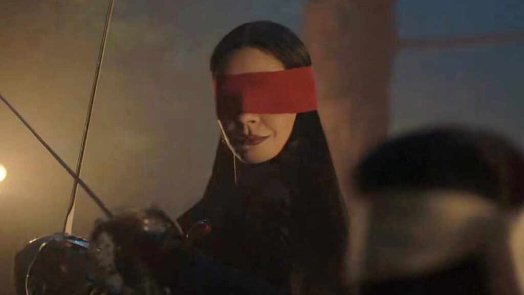 Morticia Addams dans la saison 2 de Mercredi // Source : Netflix
