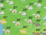 Prévisions en France pour le 20 août 2025. // Source : Capture d'écran Météo-France