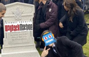 La Wayback Machine est-elle menacée par l'IA ? // Source : Montage Numerama