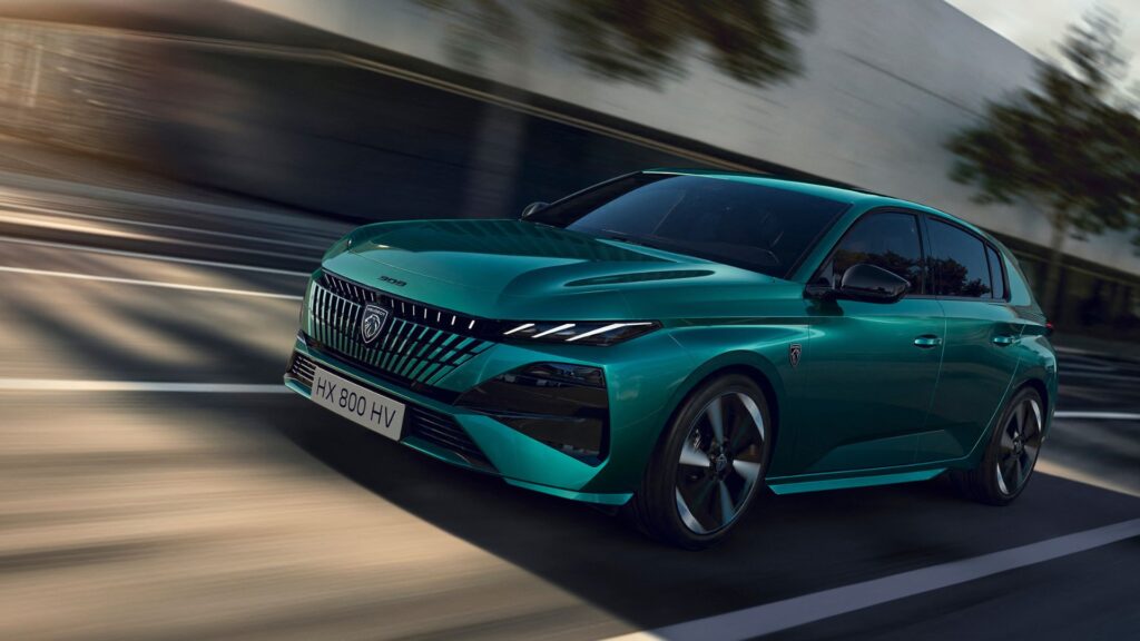 La nouvelle Peugeot E-308 restylée // Source : Peugeot La nouvelle Peugeot E-308 restylée // Source : Peugeot