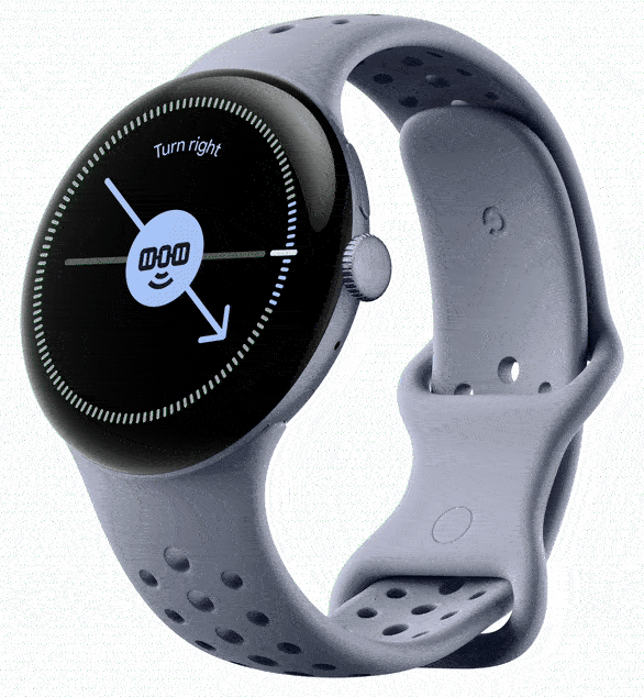 Démonstration de la fonction SOS par satellite de la Pixel Watch 4 // Source : Google Démonstration de la fonction SOS par satellite de la Pixel Watch 4 // Source : Google