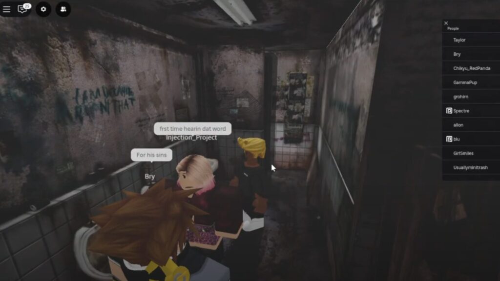 Silent Hill 2 dans Roblox // Source : roblox