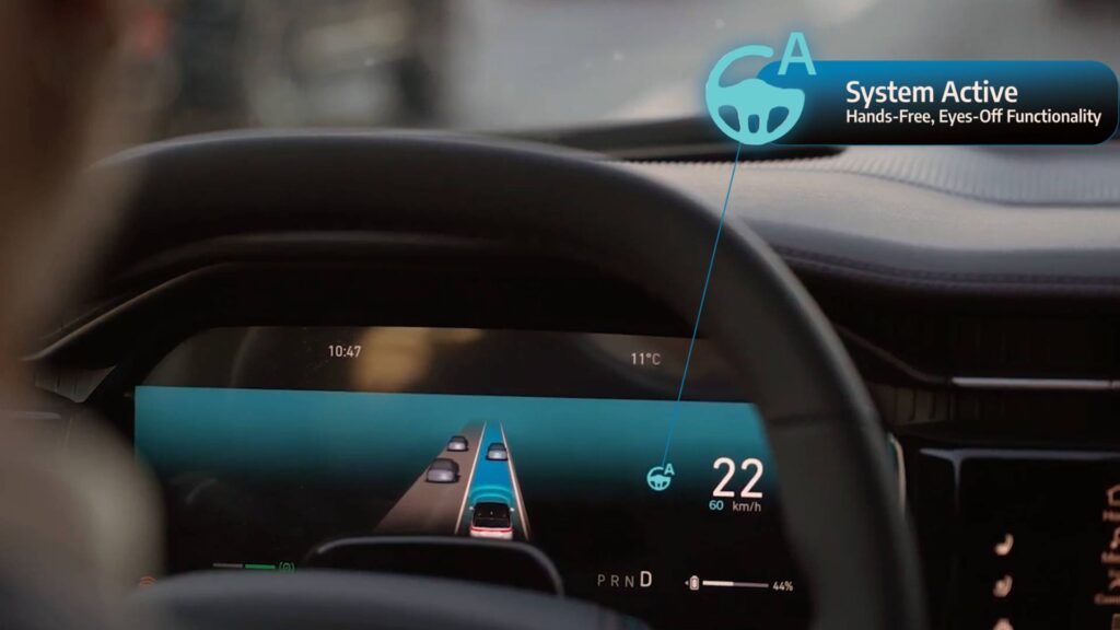 STLA AutoDrive activé // Source : Stellantis STLA AutoDrive activé // Source : Stellantis