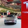 Corner de ventes Tesla dans un mall en Asie // Source : Tesla