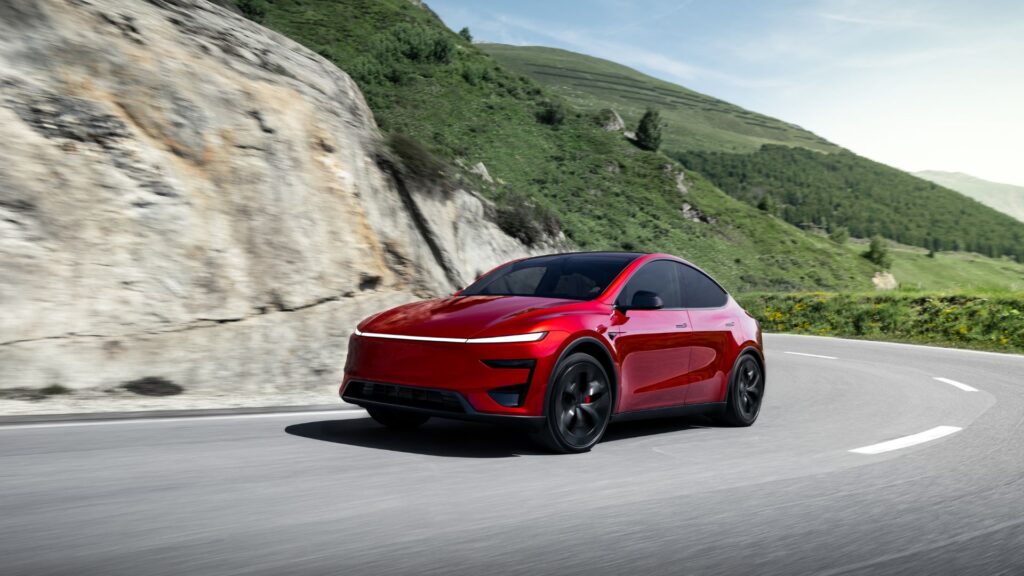 Le nouveau Tesla Model Y Performance (2025) // Source : Tesla Le nouveau Tesla Model Y Performance (2025) // Source : Tesla