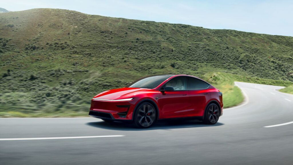 Le nouveau Tesla Model Y Performance (2025) // Source : Tesla Le nouveau Tesla Model Y Performance (2025) // Source : Tesla