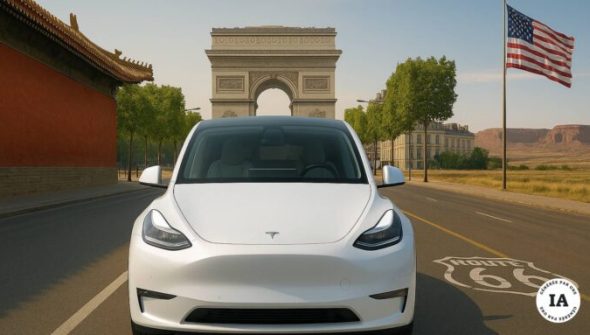 Tesla Model Y : un succès quasi mondial // Source : chatgpt // Source : Numerama avec ChatGPT