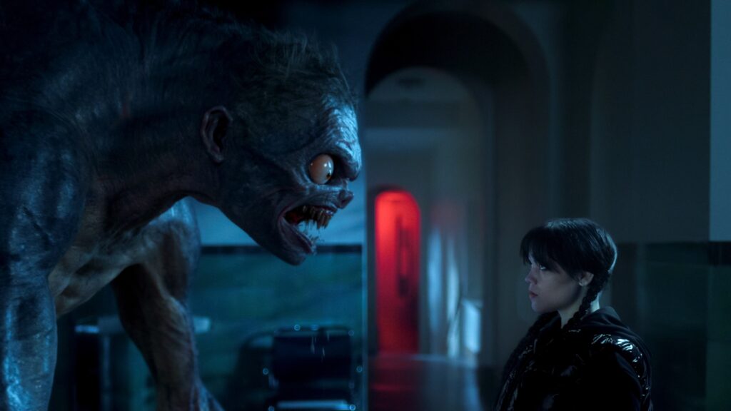 Wednesday. Jenna Ortega as Wednesday Addams in episode 204 of Wednesday. Cr. Courtesy of Netflix © 2025 Wednesday. Jenna Ortega as Wednesday Addams in episode 204 of Wednesday. Cr. Courtesy of Netflix © 2025