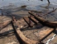 Une partie de l'épave possiblement de La Fortuna // Source : ECU Program in Maritime Studies