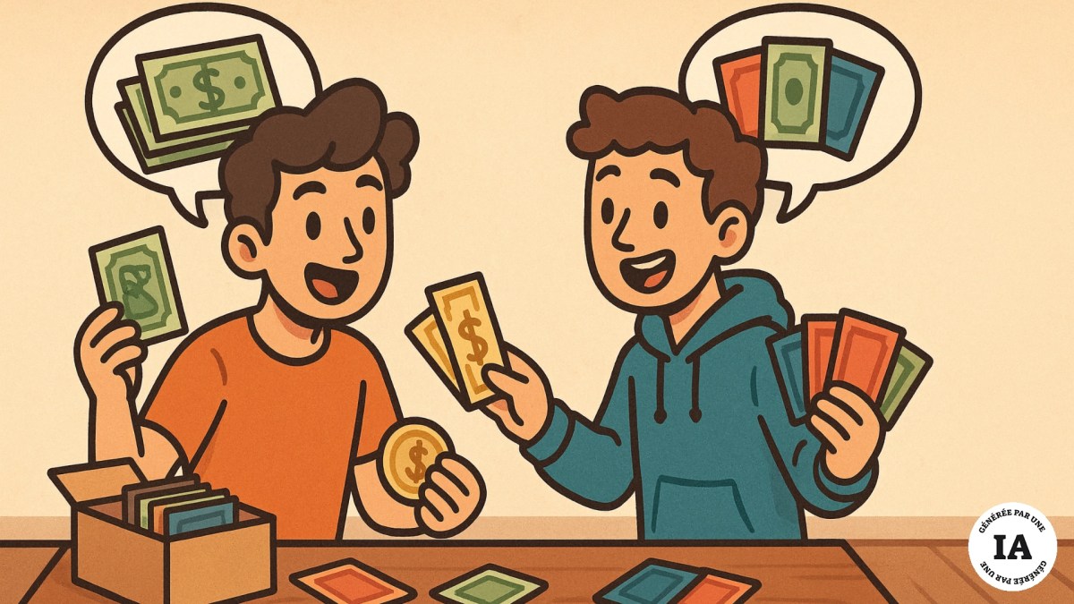 Vente de cartes à collectionner