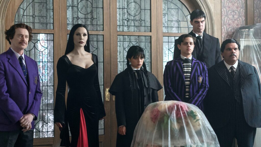 La Famille Addams au grand complet // Source : Jonathan Hession/Netflix