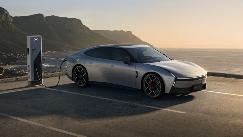 La nouvelle Xpeng P7 en Chine // Source : Xpeng La nouvelle Xpeng P7 en Chine // Source : Xpeng