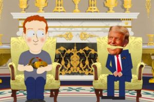 South Park, avec Donald Trump et Mark Zuckerberg // Source : Capture Numerama