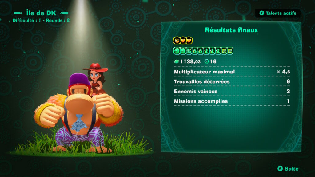 À la fin de chaque tour, on peut voir ses points. À la fin de chaque tour, on peut voir ses points.