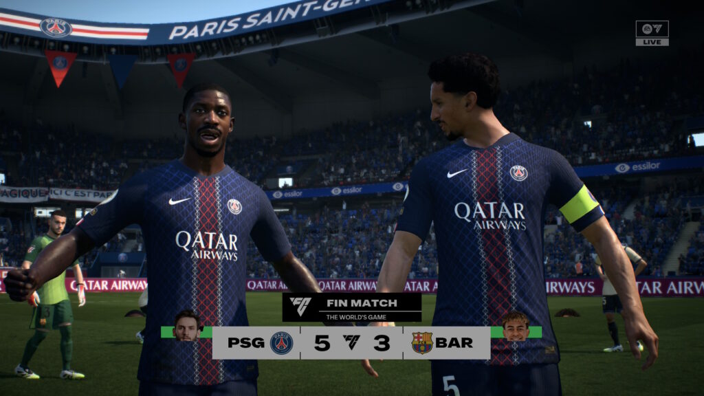 Les gros plans sur les visages, la plupart du temps, sont de bonne qualité. Mais EA Sports aurait dû privilégier la fluidité. Les gros plans sur les visages, la plupart du temps, sont de bonne qualité. Mais EA Sports aurait dû privilégier la fluidité.