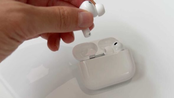 Les AirPods Pro 3. // Source : Numerama Les AirPods Pro 3. // Source : Numerama