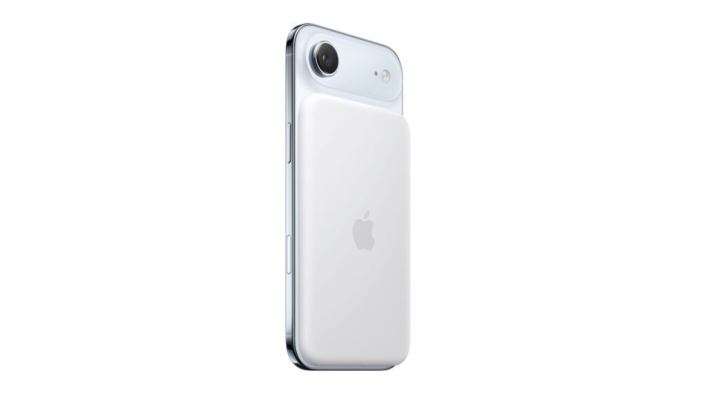 iPhone Air + batterie MagSafe // Source : Apple iPhone Air + batterie MagSafe // Source : Apple