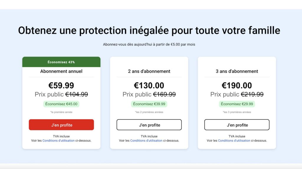 Complet, Bitdenfender Family Pack est aussi très simple à paramétrer // Source : Bitdefender