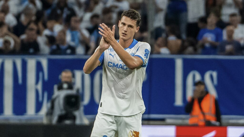 Benjamin Pavard, avec l'OM // Source : Compte X de l'OM
