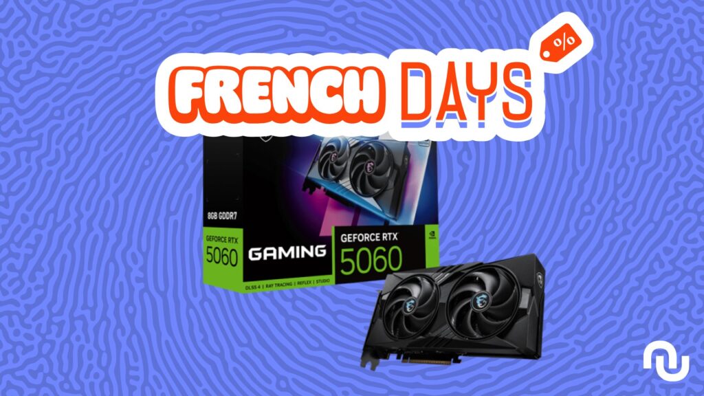 Carte Graphique Geforce RTX 5060 // Source : Montage Numerama Carte Graphique Geforce RTX 5060 // Source : Montage Numerama